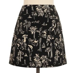 And Trousers Stretch A Line Skirt Black Workwear Modern Classic Chic Womens 10